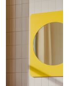 Miroir Aku jaune doux - 90x70x1.2 cm