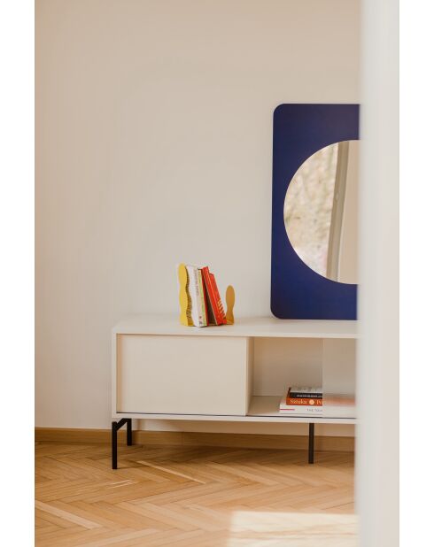 Meuble TV Met gris amande - 60x160x42 cm