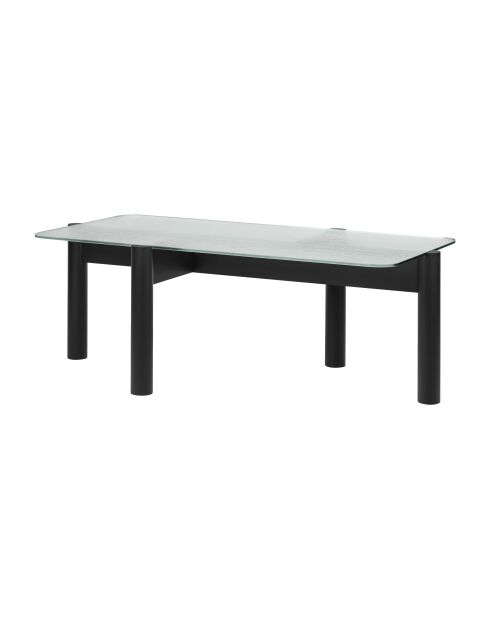 Tavolino Kob vulcano nero - 40,5x105x55 cm