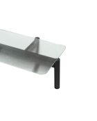 Tavolino Kob vulcano nero - 40,5x105x55 cm