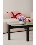 Tavolino Kob vulcano nero - 40,5x105x55 cm