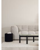 Tavolino Kob vulcano nero - 40,5x105x55 cm