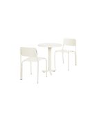 Mesita cuadrada Nokk beige - 73x59x59 cm