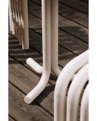 Mesita cuadrada Nokk beige - 73x59x59 cm