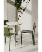 Mesita cuadrada Nokk beige - 73x59x59 cm