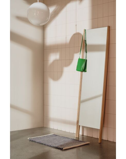Miroir sur pied Lun chêne - 166x49x4 cm