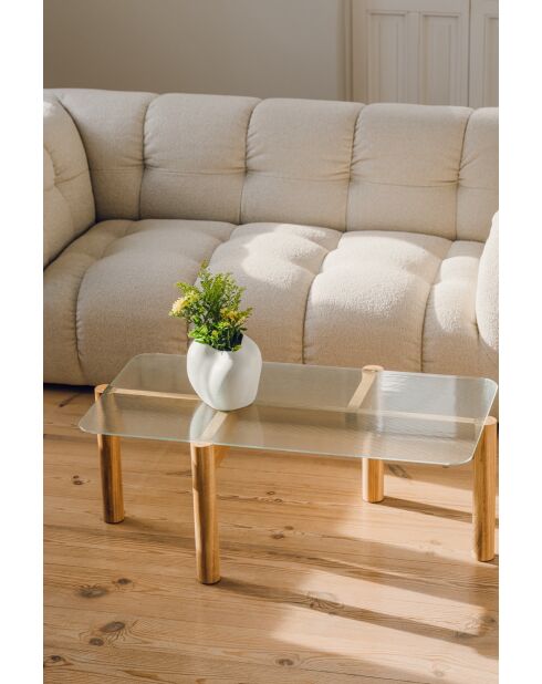 Kob eikenhouten salontafel - 40,5x105x55 cm