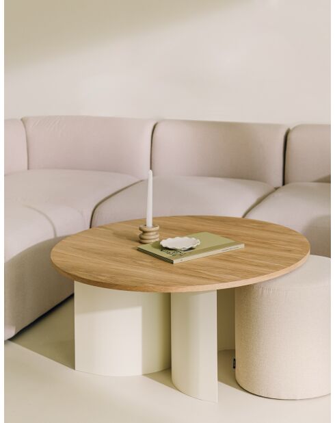 Gavo Couchtisch aus Eichenholz - 44x95x95 cm
