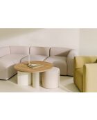 Gavo Couchtisch aus Eichenholz - 44x95x95 cm