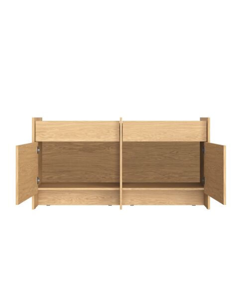 Buffet Hido chêne - 76x146x51 cm