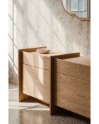 Buffet Hido chêne - 76x146x51 cm