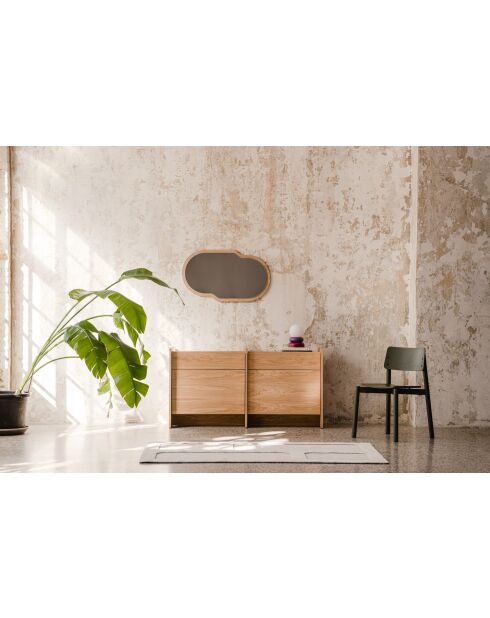 Buffet Hido chêne - 76x146x51 cm