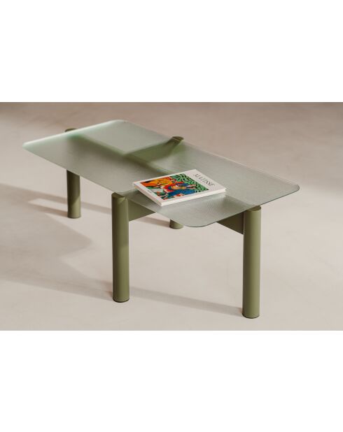 Kob Couchtisch waldgrün - 40,5x105x55 cm