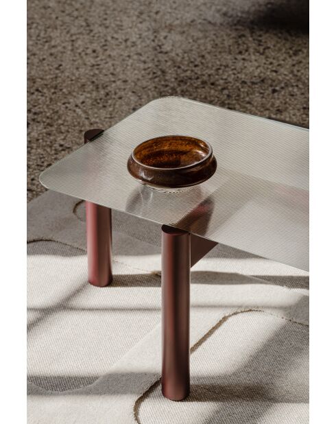 Kob Weinbeeren-Couchtisch - 40,5 x 105 x 55 cm