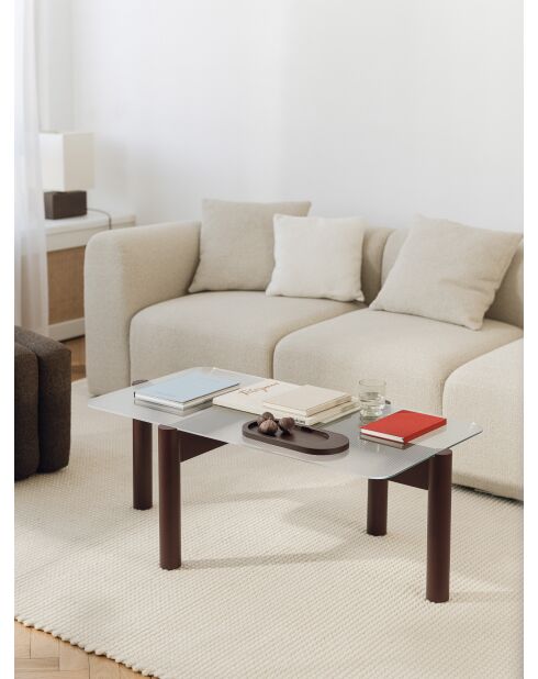 Kob Weinbeeren-Couchtisch - 40,5 x 105 x 55 cm