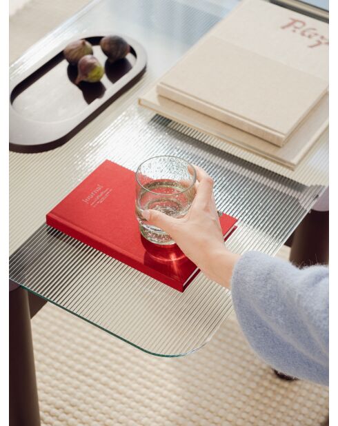 Kob Weinbeeren-Couchtisch - 40,5 x 105 x 55 cm