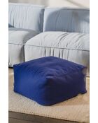 Pouf in lana Keno blueberry pie - 36x63x63 cm