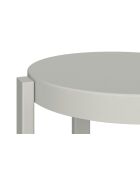 Tabouret de bar Doon gris galet - 75x35x35 cm