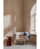 Comodino Atik in melamina terracotta blush - 56,5x36x36 cm
