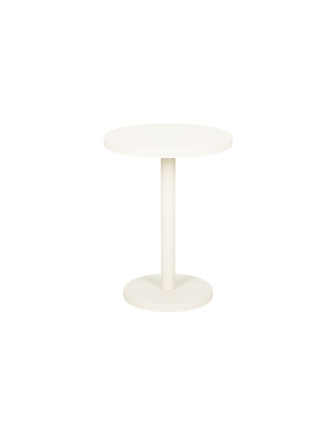 Tavolino Odo alto quadrato beige - 58x44x44 cm