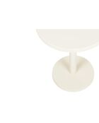 Tavolino Odo alto quadrato beige - 58x44x44 cm