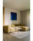 Tavolino Odo alto quadrato beige - 58x44x44 cm