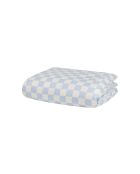 Housse de couette en coton Plu bleu ciel/blanc classique