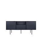 Buffet Bau bleu nuit - 79x180x50 cm