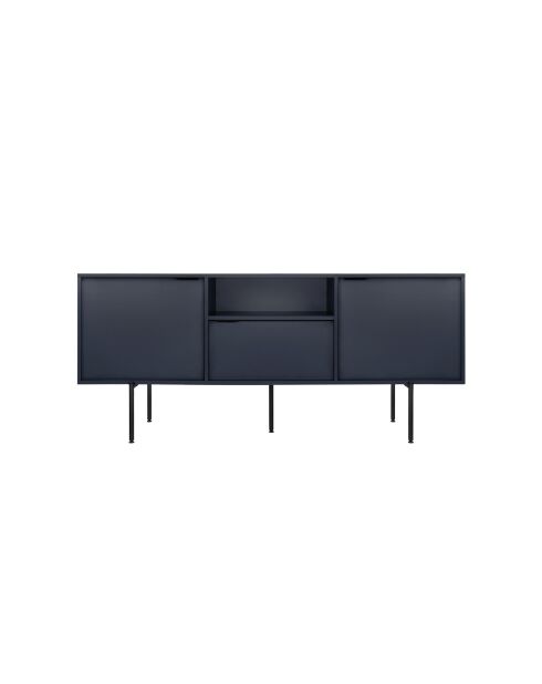 Buffet Bau bleu nuit - 79x180x50 cm