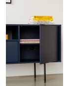 Buffet Bau bleu nuit - 79x180x50 cm