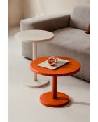 Odo hoher Beistelltisch mit Orangenschale, 58 x 44 x 44 cm