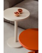 Odo hoher Beistelltisch mit Orangenschale, 58 x 44 x 44 cm