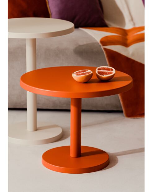Odo hoher Beistelltisch mit Orangenschale, 58 x 44 x 44 cm