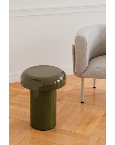 Table d'appoint Miko vert forêt - 46x40x40 cm