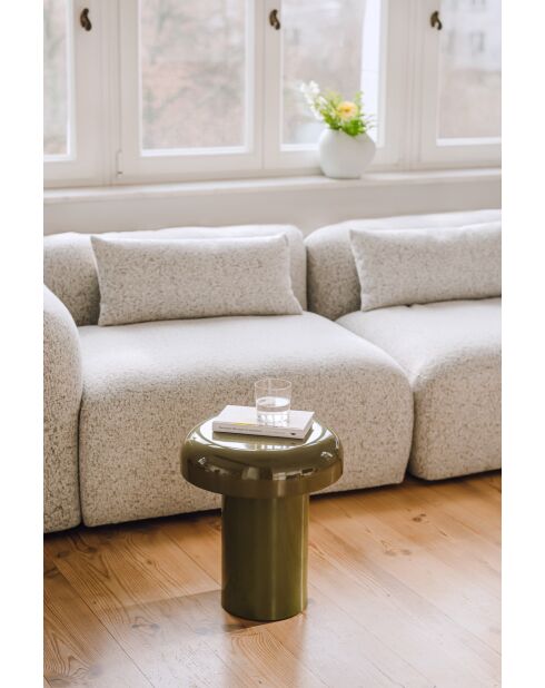 Table d'appoint Miko vert forêt - 46x40x40 cm