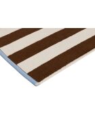 Tapis de bain en coton Gobo brun cacao - 80x50 cm