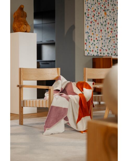 Terracotta-Baumwolldecke Tul - 200x150 cm