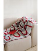 Baumwolldecke Swirl Cherry Juice - 200x150 cm