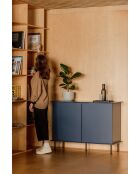 Buffet Suumo bleu nuit - 88x120x50 cm
