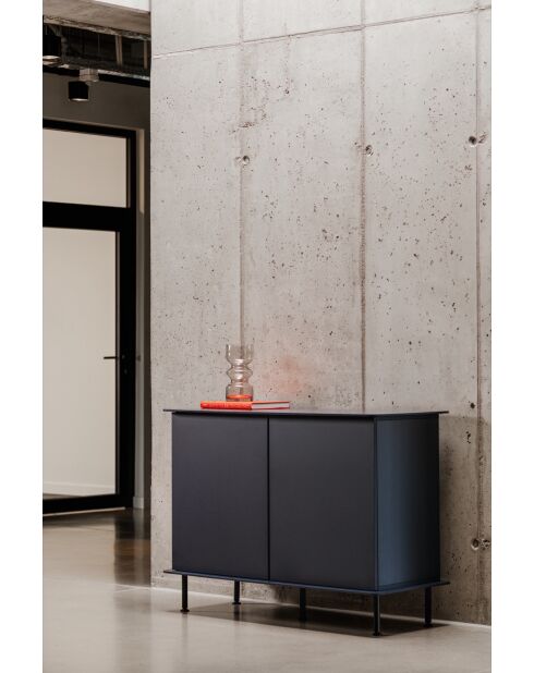 Buffet Suumo bleu nuit - 88x120x50 cm