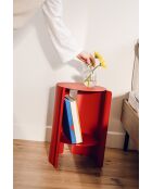 Tavolino Wa pomodoro rosso - 50x32x32 cm