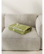 Matcha groene plaid van Felu katoen - 200x150 cm
