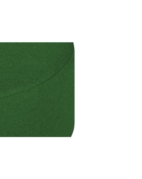 Otomana folk de color verde musgo, 25 x 50 x 50 cm