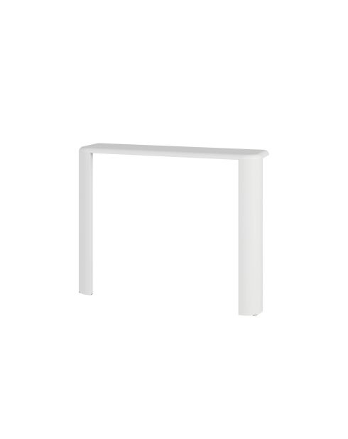 Table console Fli gris brumeux - 77,5x100x25 cm