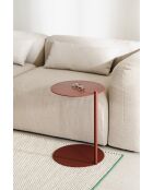 Tavolino Ande rosso ramato - 57x40x41 cm