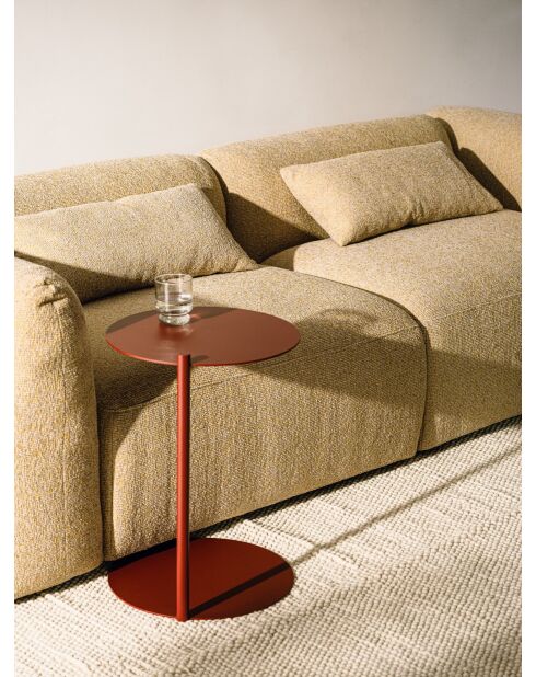 Tavolino Ande rosso ramato - 57x40x41 cm
