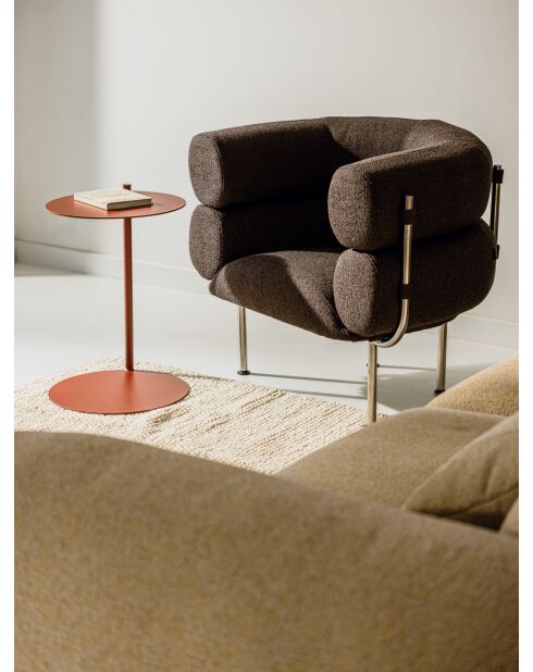 Tavolino Ande rosso ramato - 57x40x41 cm