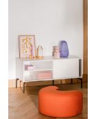 Mueble TV Met Mini gris almendra - 55x116x42 cm