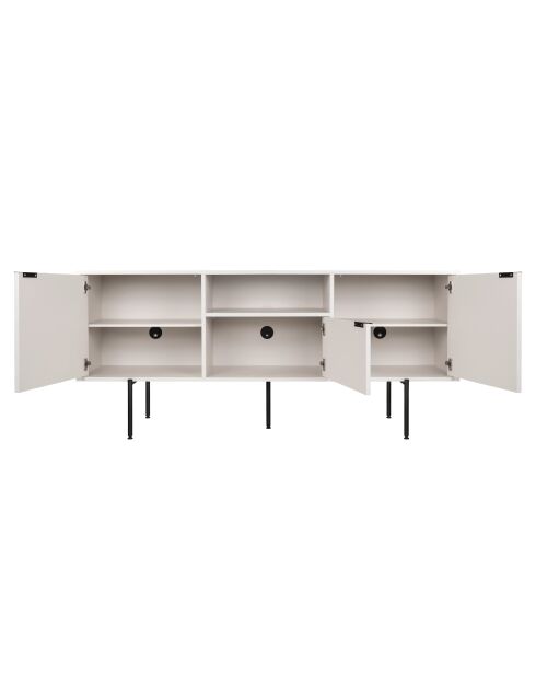 Buffet Bau gris amande - 79x180x50 cm
