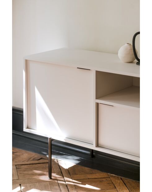 Buffet Bau gris amande - 79x180x50 cm